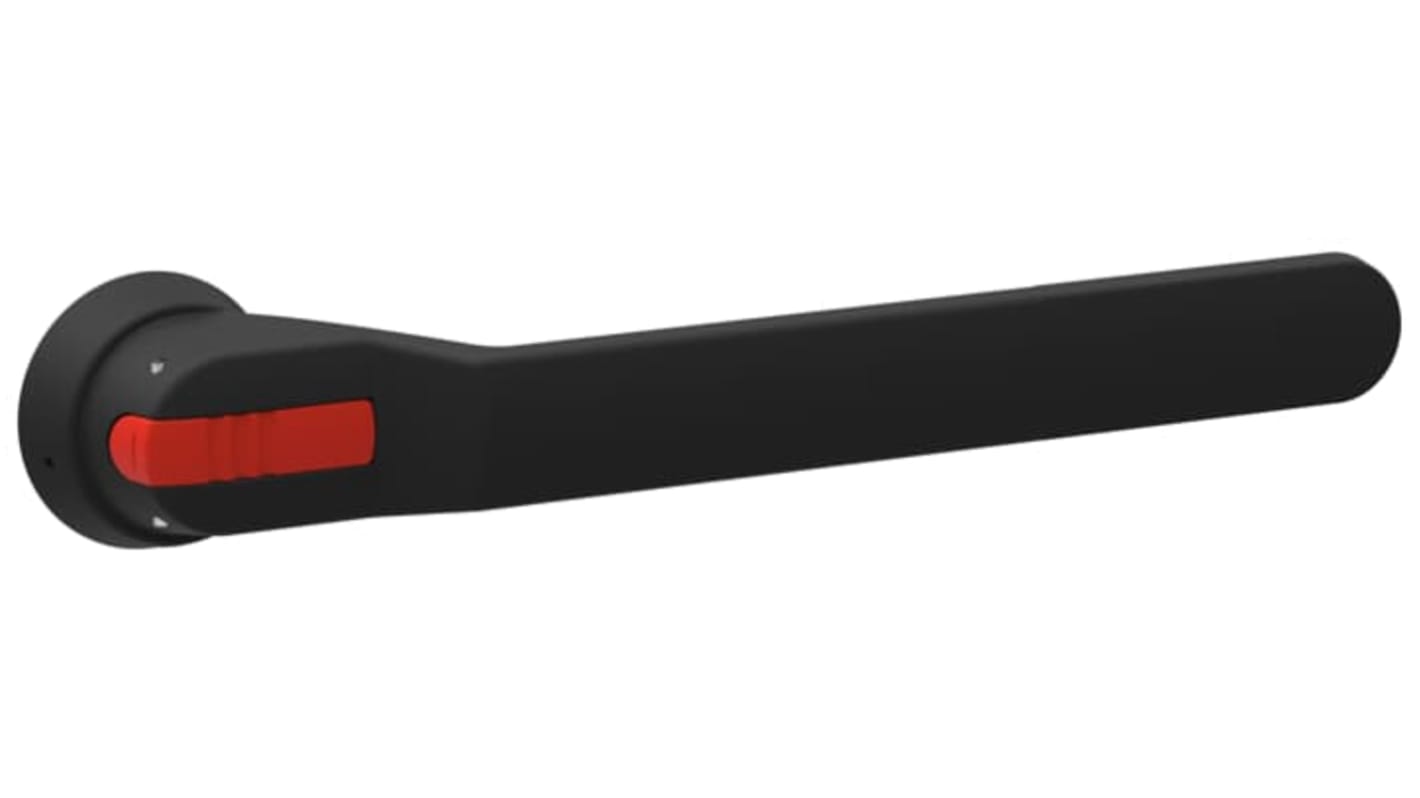 Manopola rotante ABB per sezionatori serie OT, impugnatura a pistola, colore nero, lunghezza 274 mm, grado di protezione IP65.