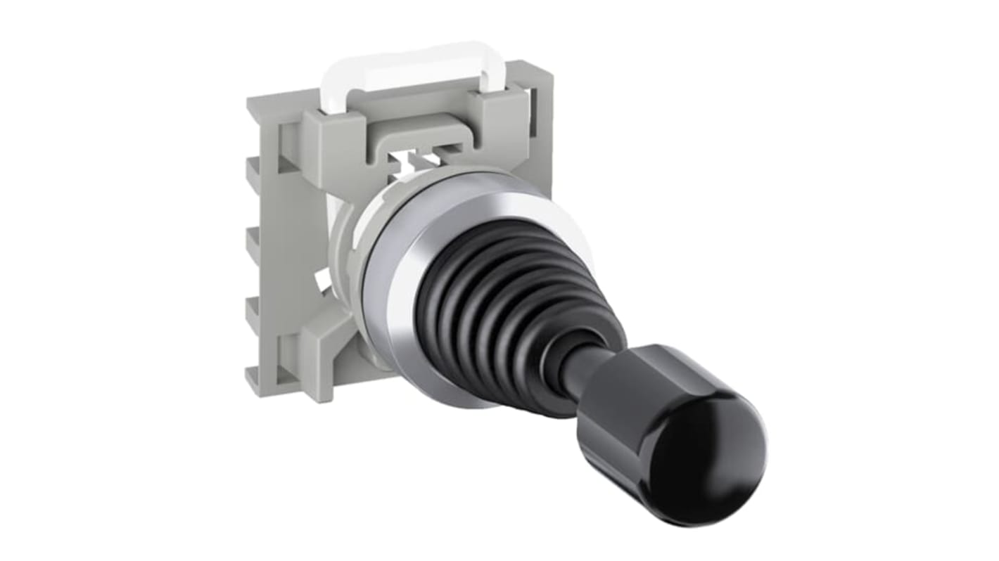 Joystick continuo ABB MJS1, assi 2, IP66, colore nero, cornice metallica, temperatura operativa -25 a 70 °C.