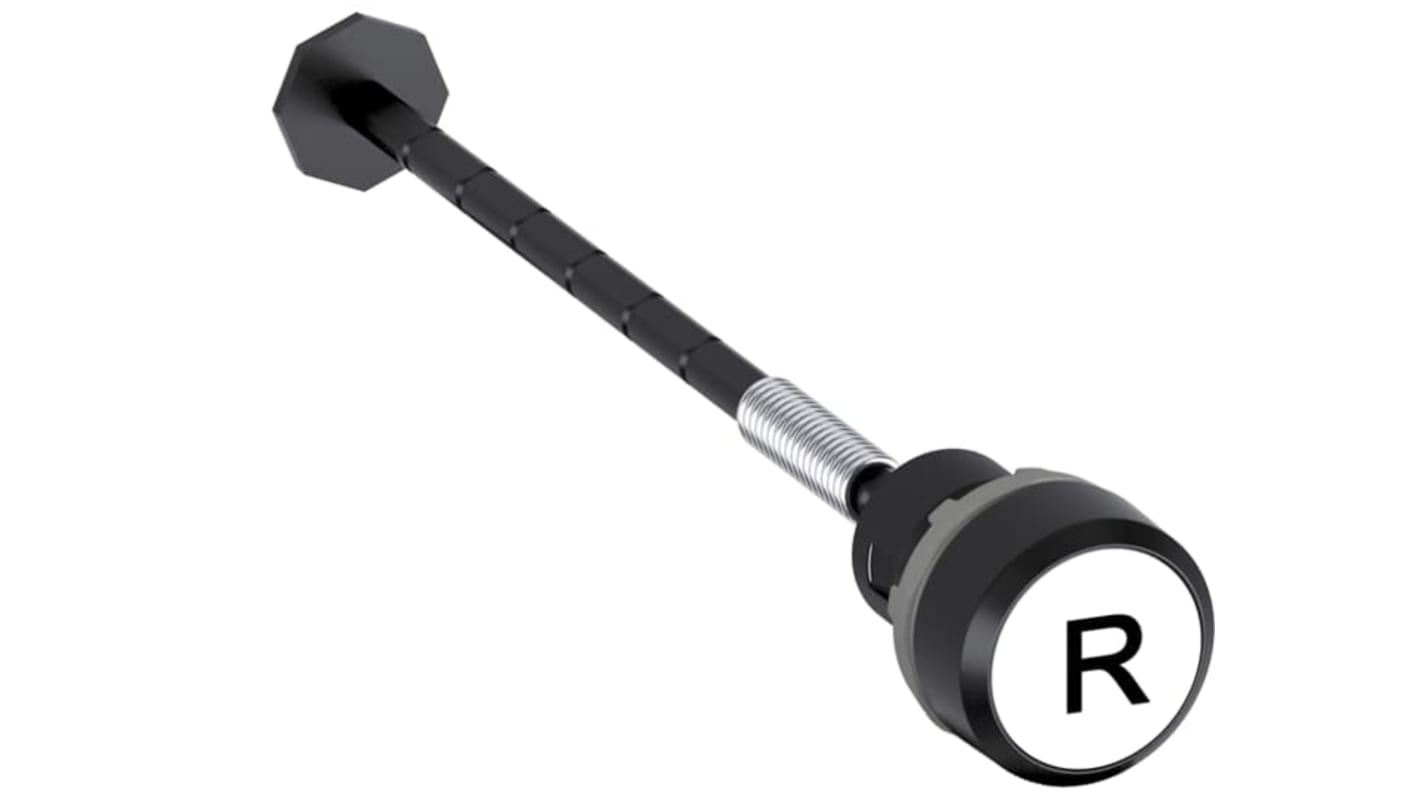 Attuatore pulsante KPR3 di ABB, tipo instabile, diametro foro 22.5mm, colore bianco, grado di protezione IP66.