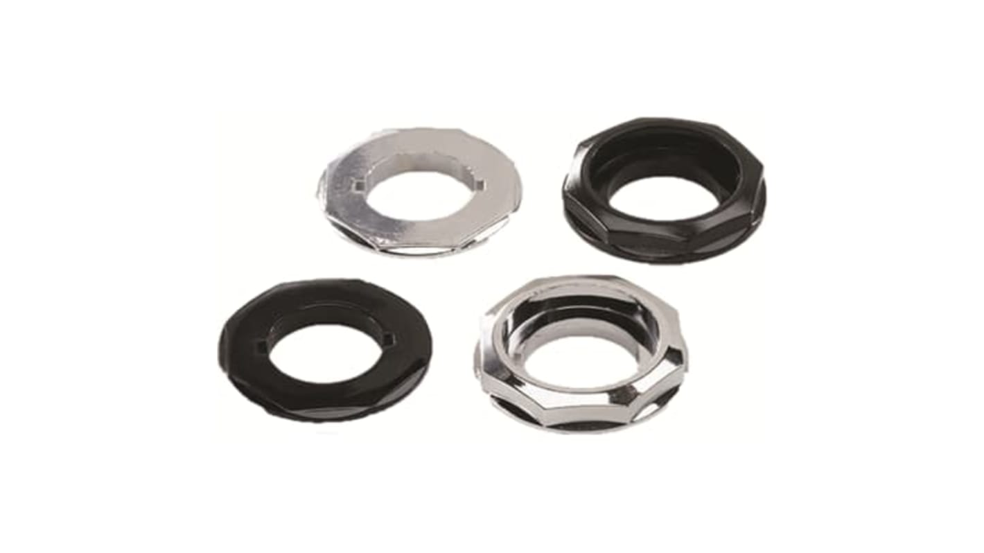 ABB adattatore in metallo cromato per arresto di emergenza, compatibile con MPEK3, MPEK4, MPEP3, MPEP4, MPET3, MPET4, dimensioni 30 mm.