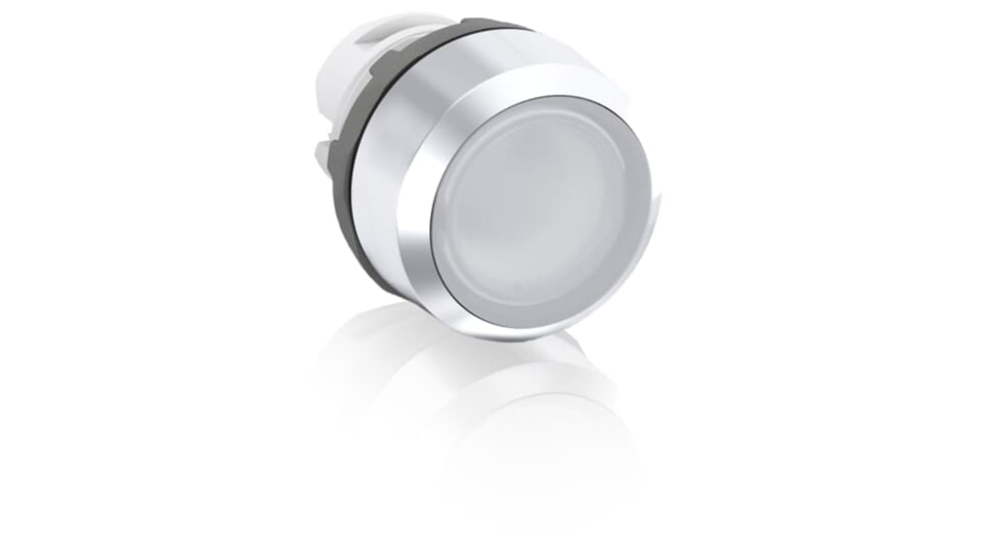 Attuatore pulsante instabile illuminato ABB MP1-31C, diametro foro 22.5 mm, grado di protezione IP66.