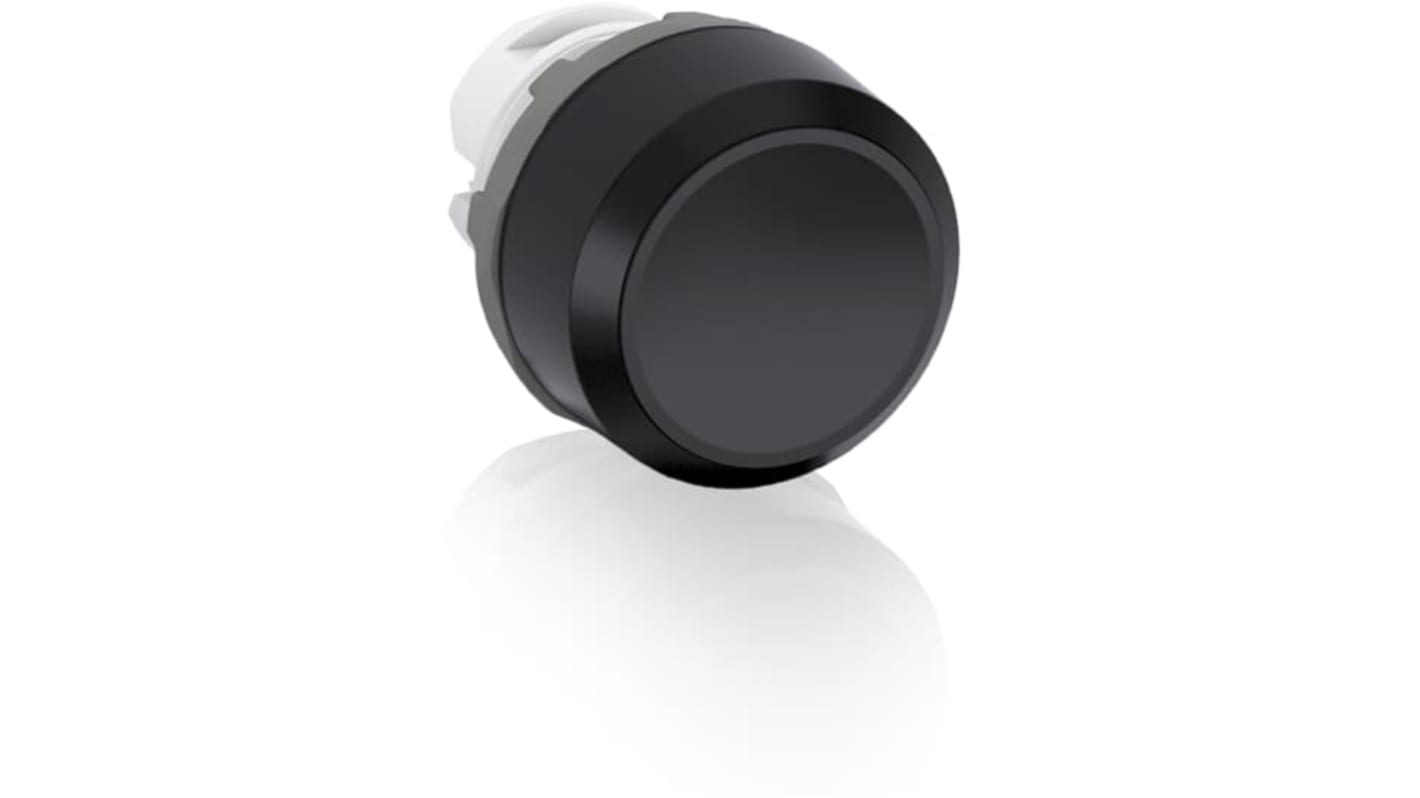 Attuatore pulsante mantenuto ABB MP2-10B, diametro foro 22.5 mm, colore nero, grado di protezione IP66.