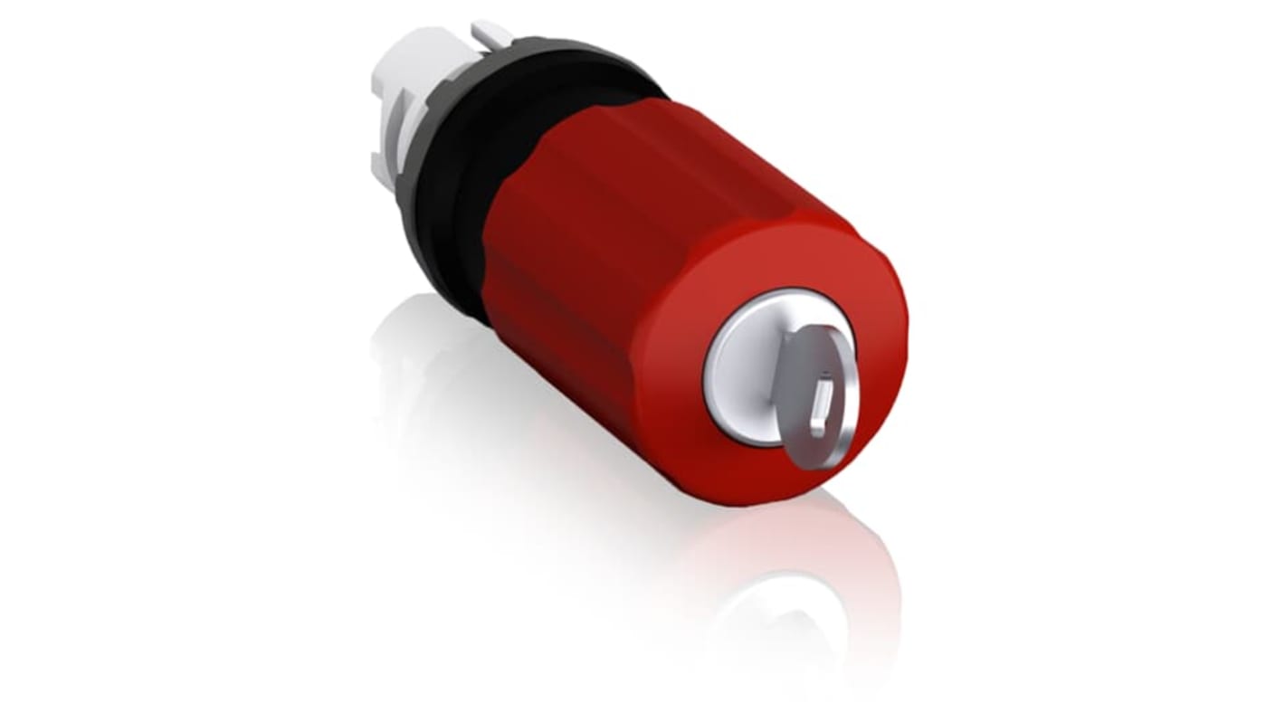 Pulsante di arresto di emergenza ABB, montaggio a pannello, attuatore a fungo rosso, diametro foro 22.5mm, grado di protezione IP66.