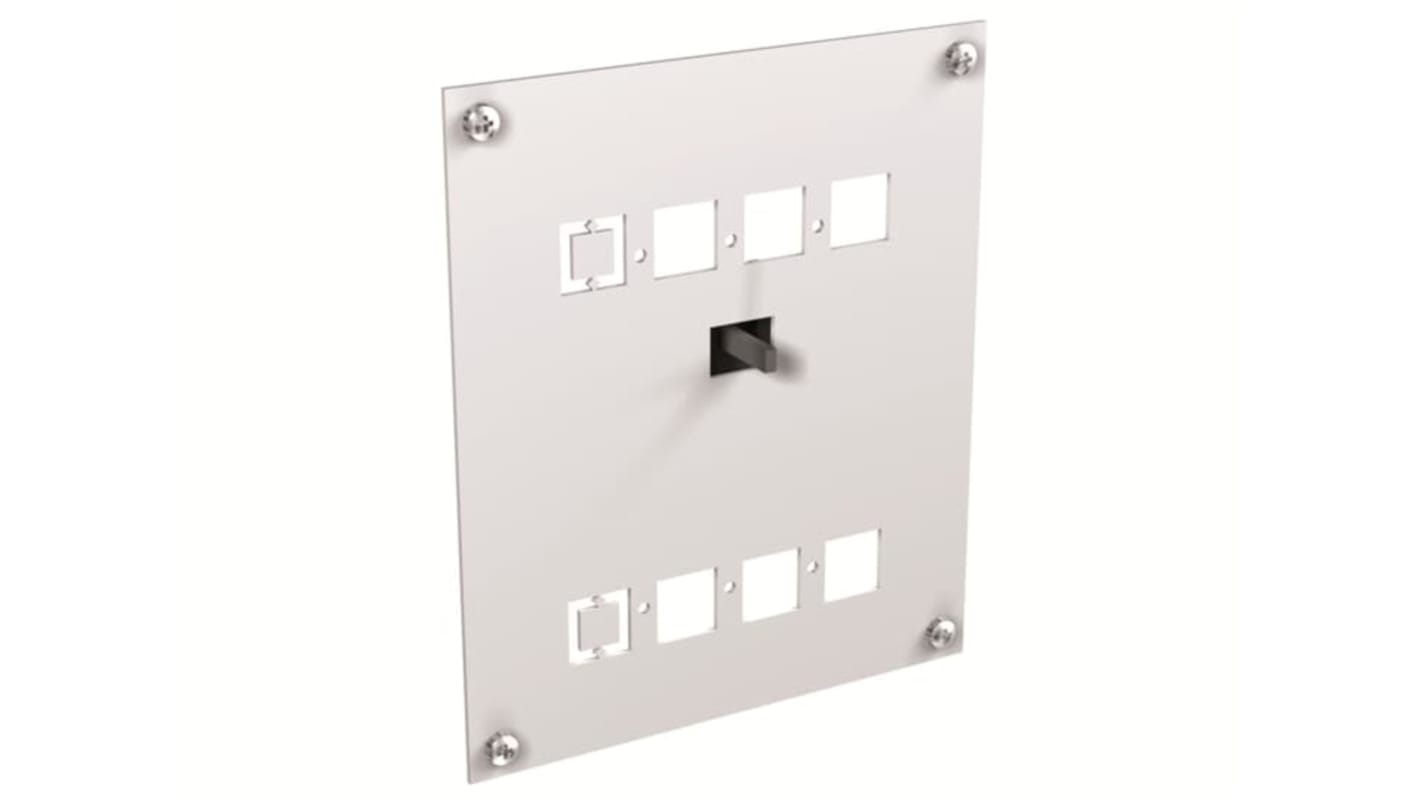 Piastra ABB per interblocco meccanico, compatibile con interruttore Tmax XT, codice 1SDA066646R1 MIR-P XT4 P/W.