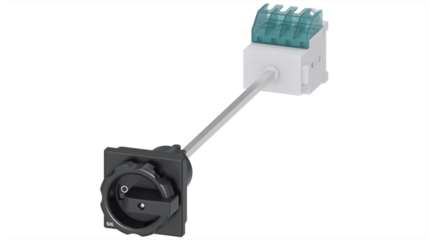 Interruttore sezionatore Siemens 3LD2015-0TK51, 16A, 3 poli, montaggio a pannello, grado di protezione IP65.