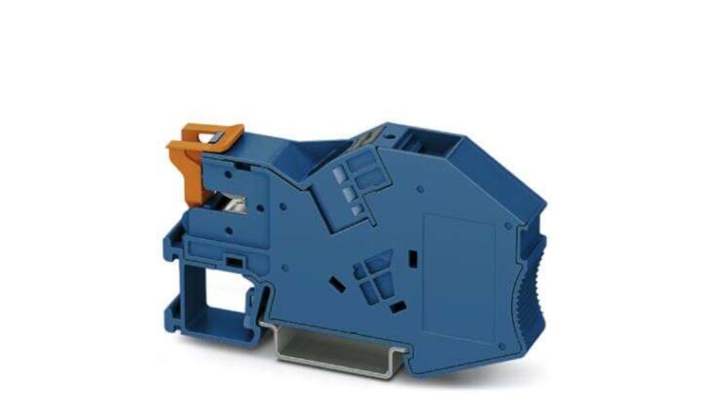 Morsettiera Phoenix Contact 1030131, Livello Singolo, 16mm², Blu. Ideale per guida DIN, sezione fino a 25mm², 1000V.