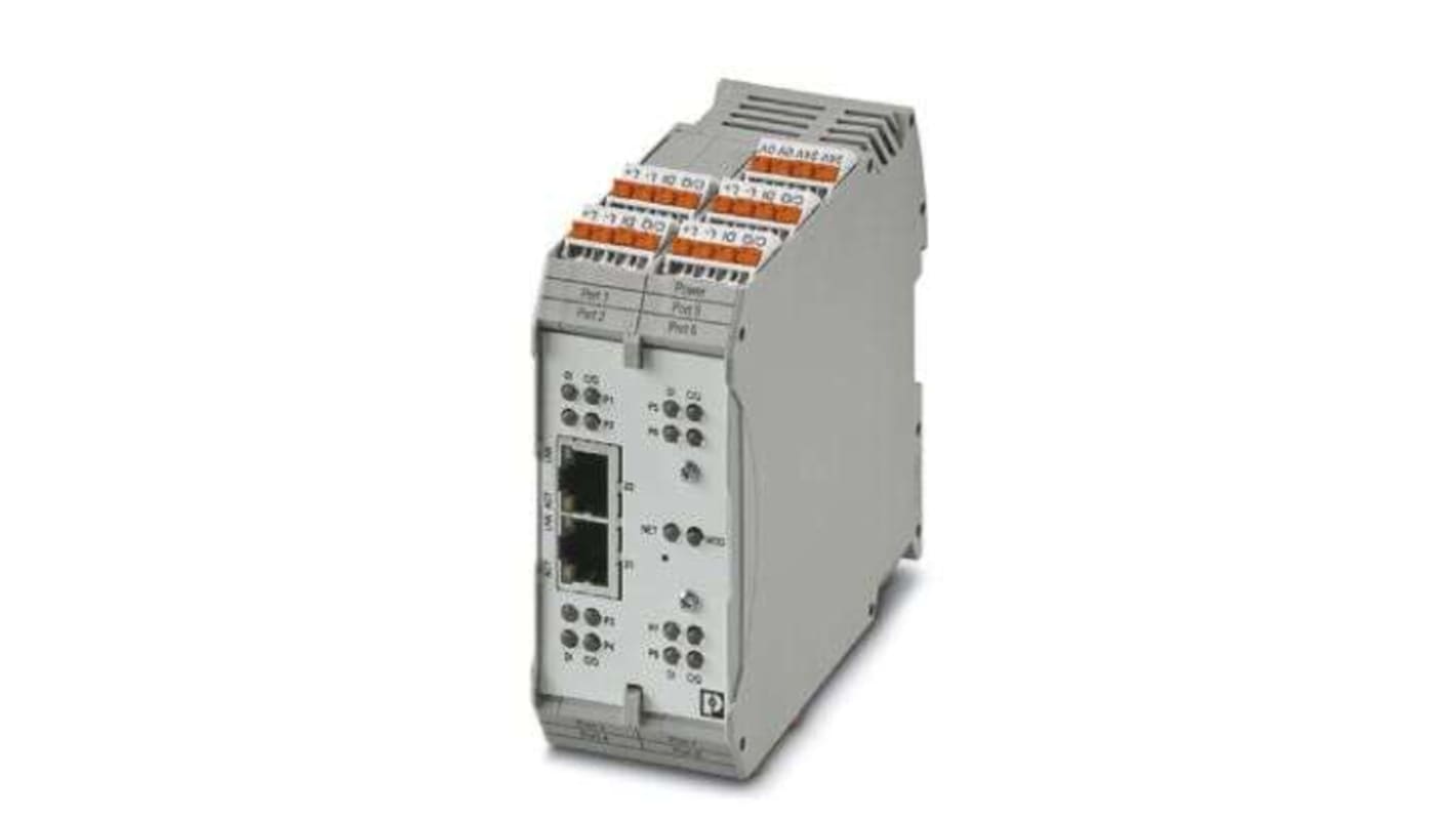Modulo I/O Phoenix Contact 1072838 per Master IO-Link, otto canali, connettività PROFINET IO e MODBUS.