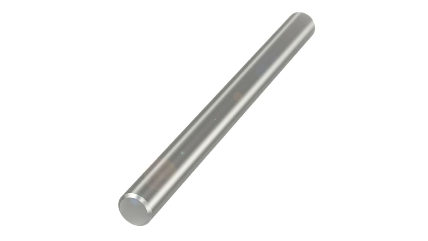 Asta di montaggio BALLUFF BAM0045 per sistema BMS, in acciaio inox, Ø 12 x 150 mm, include staffa di base e accessori per installazione.