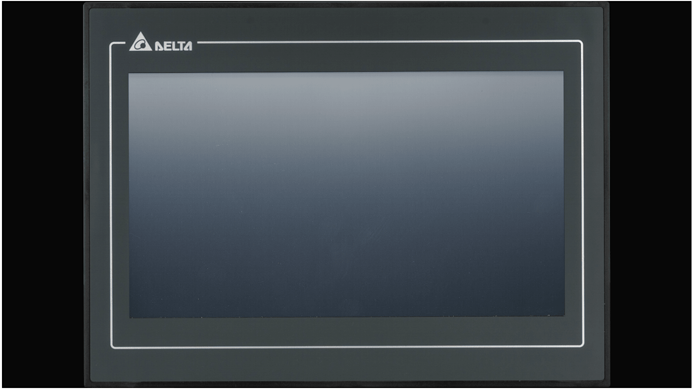 Delta Electronics DOP-110IS, display HMI touch screen 10,1", risoluzione 1024 x 600, interfaccia Ethernet 10/100 Mbps.