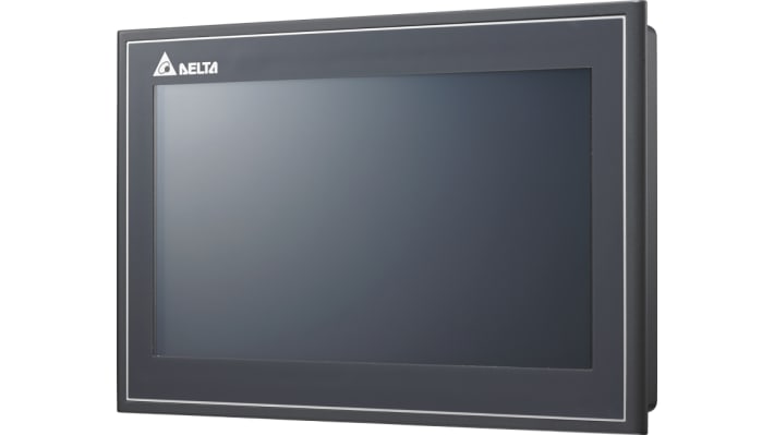 Display HMI touch screen Delta Electronics DOP-110WS: LCD TFT 10", Ethernet, 1024x600 pixel. Ideale per applicazioni multimediali.