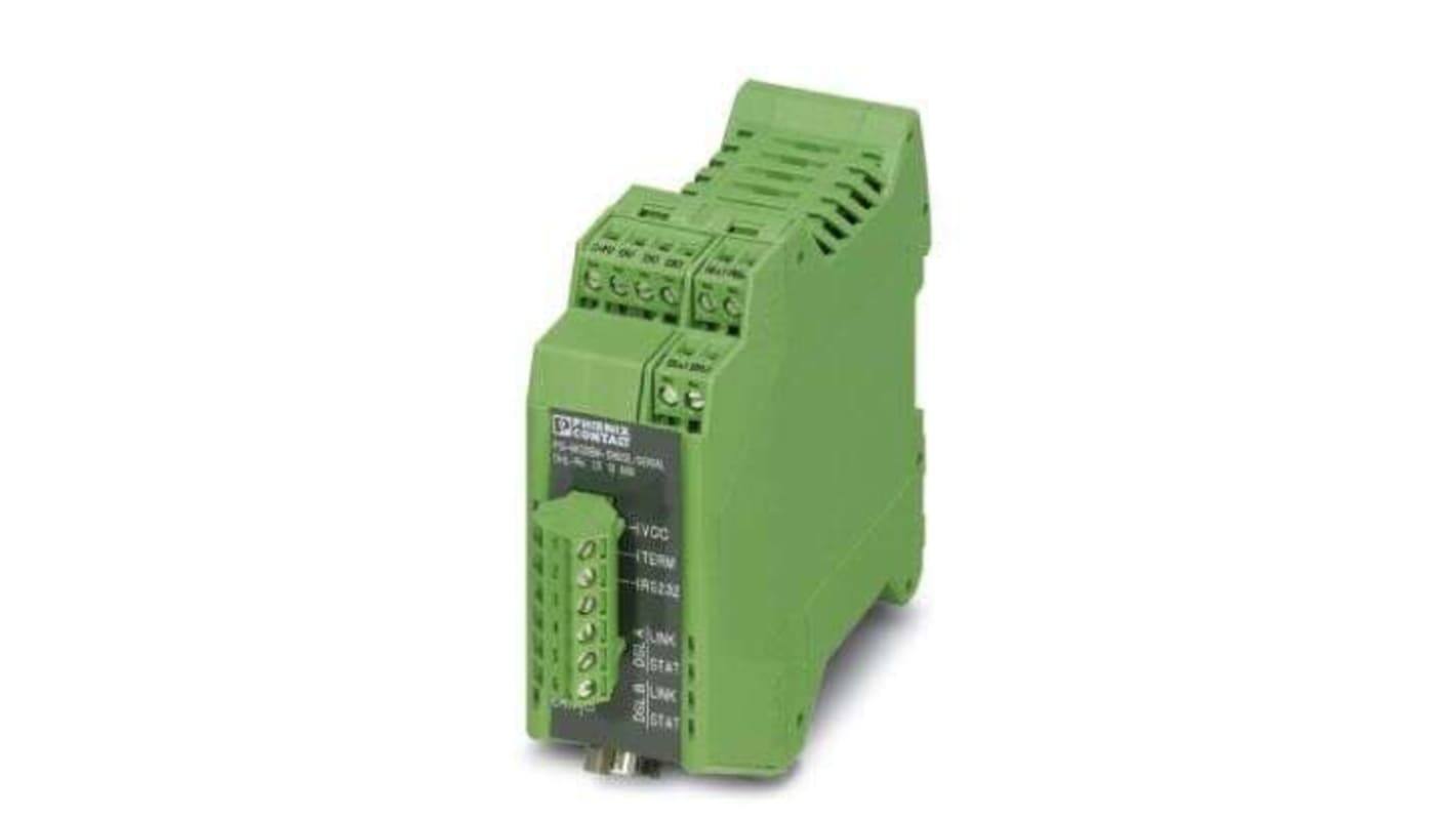 Modem Phoenix Contact 2313669 per interfacce seriali, RS-232/422/485, collegamento D-SUB 9, dimensioni 1,37 x 3,89 x 4,50 poll.
