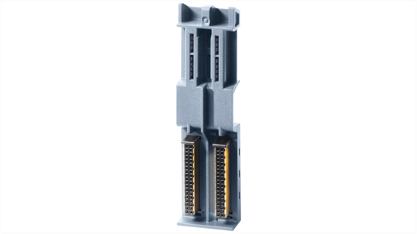 Zoccolo relè Siemens 6AG1590-0AA00-7AA0 per moduli I/O serie SIMATIC S7-1500, dimensioni 100 x 140 x 20 mm.