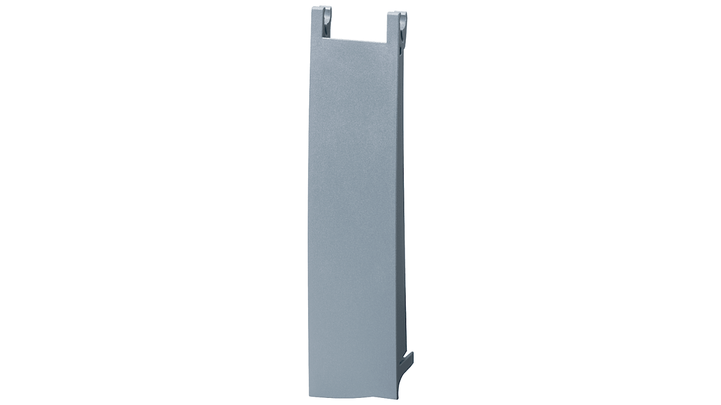 Porta frontale universale Siemens 6ES7528-0AA80-7AA0 per moduli SIMATIC S7-1500 ET 200, larghezza 35 mm, peso 14 g.