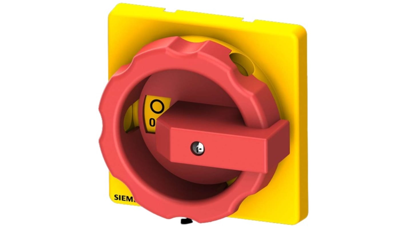 Siemens 3LD9224-3G, meccanismo rotante per interruttore principale e di emergenza, lunghezza 50 mm, grado di protezione IP65.