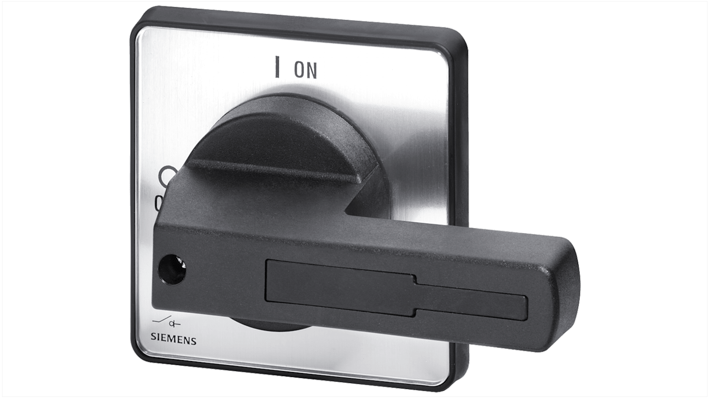 Manopola rotante Siemens 3LD9243-1B per interruttori 3LD23/24, lunghezza 95mm, IP65, corrente 160-250 A. Approvato EAC.