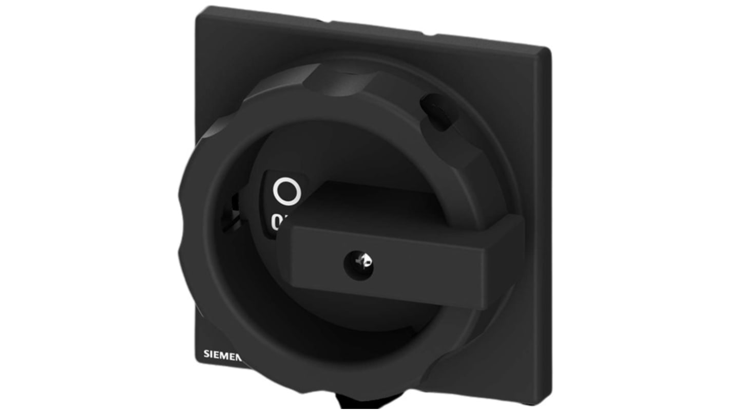 Siemens meccanismo rotante per interruttore principale e arresto emergenza, compatibile con serie Sentron 3LD2, corrente 63 A - 125 A.