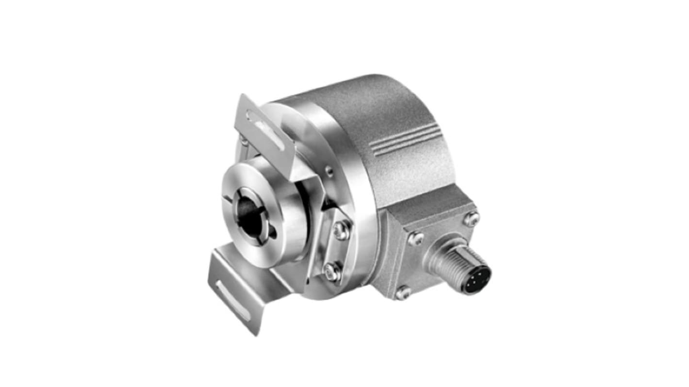 Encoder incrementale Baumer EIL580-TT12.5PN.00360.A, diametro 58 mm, uscita HTL/push-pull, IP67, 5000 impulsi/giro.
