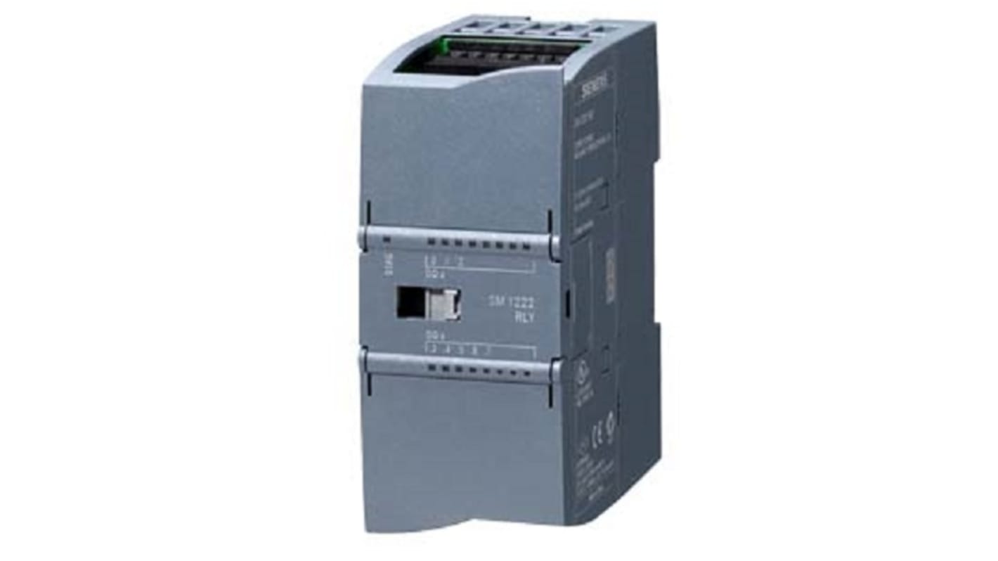Modulo I/O digitale Siemens 6AG1222-1HF32-2XB0, 8 ingressi e 8 uscite, alimentazione 24 V c.c., compatibile S7-1200.