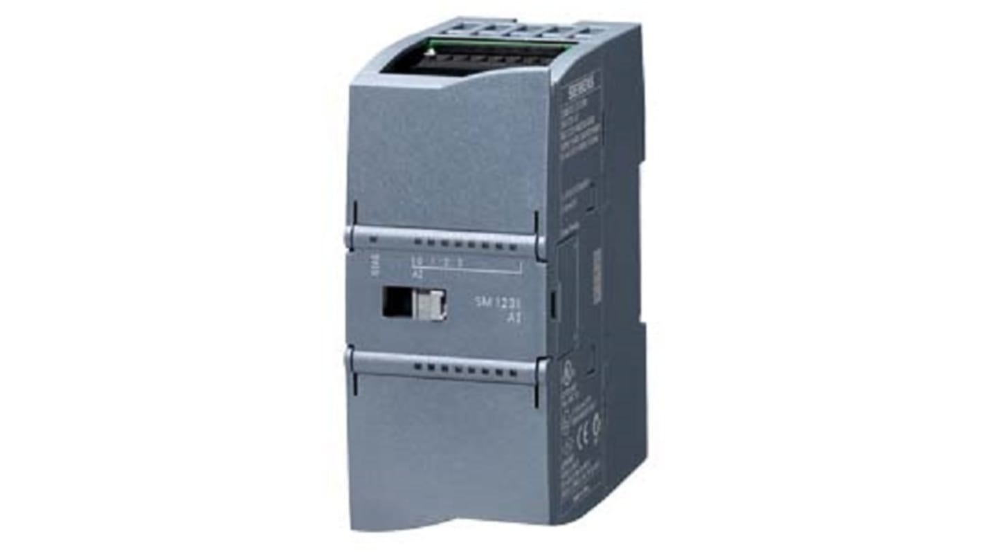 Modulo I/O digitale Siemens 6AG1231-4HF32-4XB0, 8 ingressi analogici, alimentazione 24 V c.c., compatibile con S7-1200.