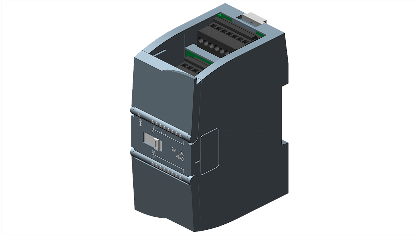 Modulo I/O digitale Siemens 6AG1234-4HE32-4XB0 per PLC SIPLUS S7-1200, 4 ingressi analogici, alimentazione 24 V c.c.