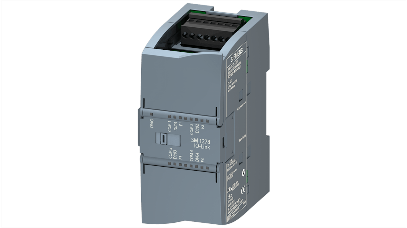 Modulo I/O digitale Siemens 6AG1278-4BD32-4XB0 per PLC SIPLUS S7-1200, 4 uscite bidirezionali, alimentazione 24 V c.c.