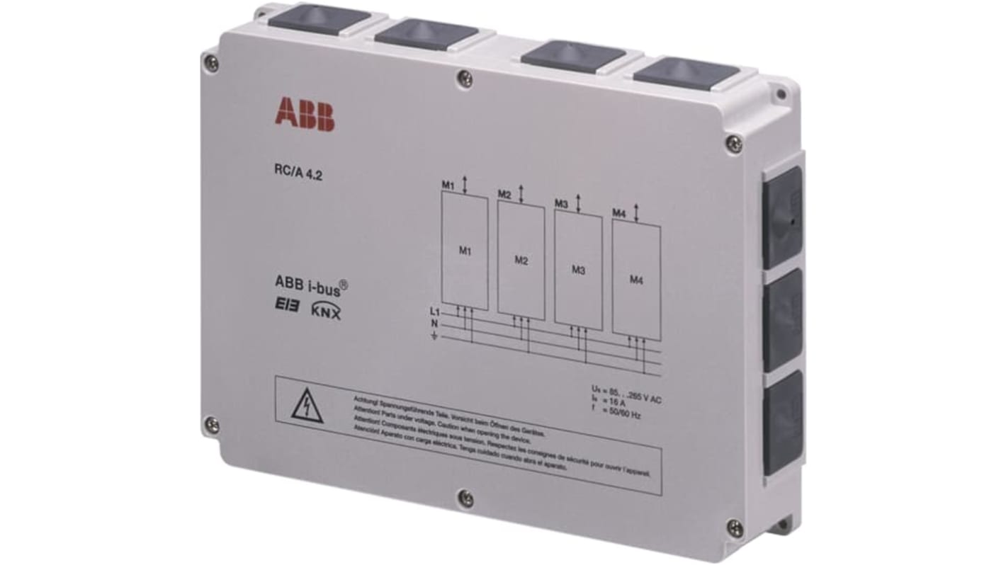 ABB 2CDG110104R0011, base per sistema bus KNX, ospita fino a 4 moduli, grado di protezione IP54, dimensioni 2,12 x 8,11 x 11,06 poll.