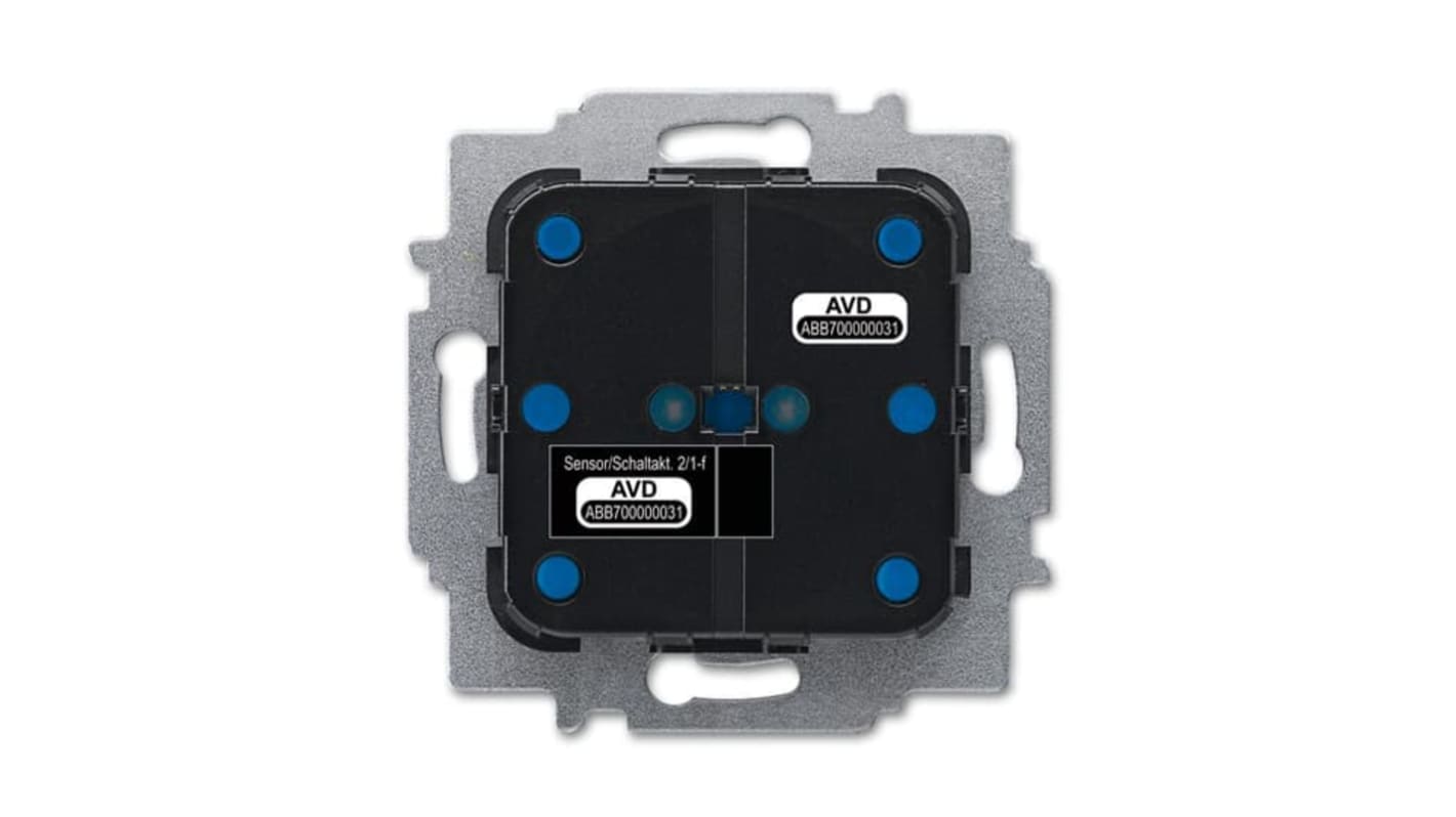 Modulo I/O ABB 2CKA006200A0075 per automazione free@home, attuatore wireless 2/1gang, montaggio a filo, dimensioni 2,79 x 2,79 x 1,79 poll.