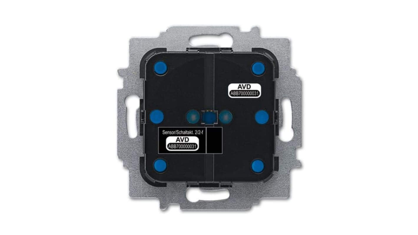 Modulo I/O ABB 2CKA006200A0076 per automazione free@home, attuatore wireless 2/2gang, montaggio a filo, dimensioni 2,79 x 2,79 x 1,79 poll.