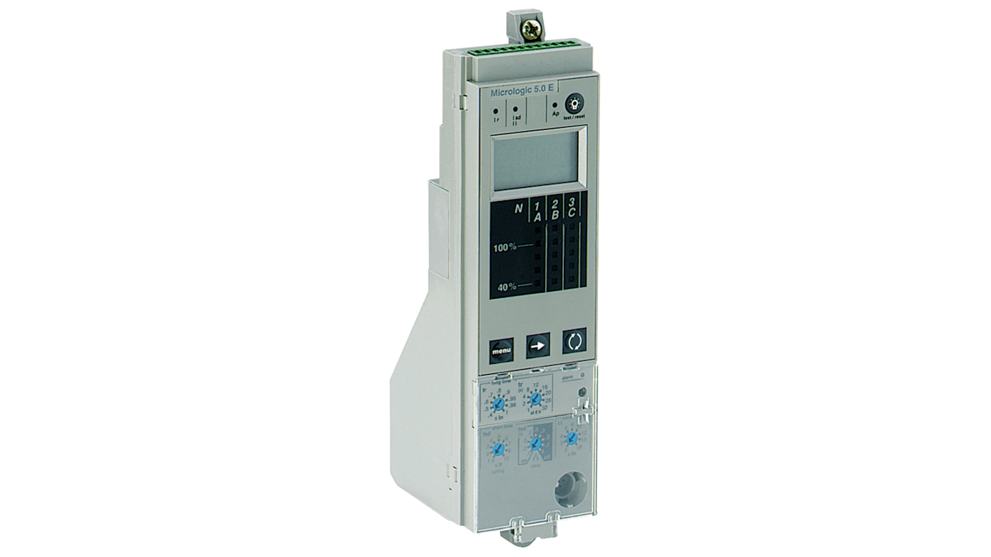 Unità di comando Schneider Electric 47283 per interruttori Masterpact NT/NW, con display digitale e protezione LSI.