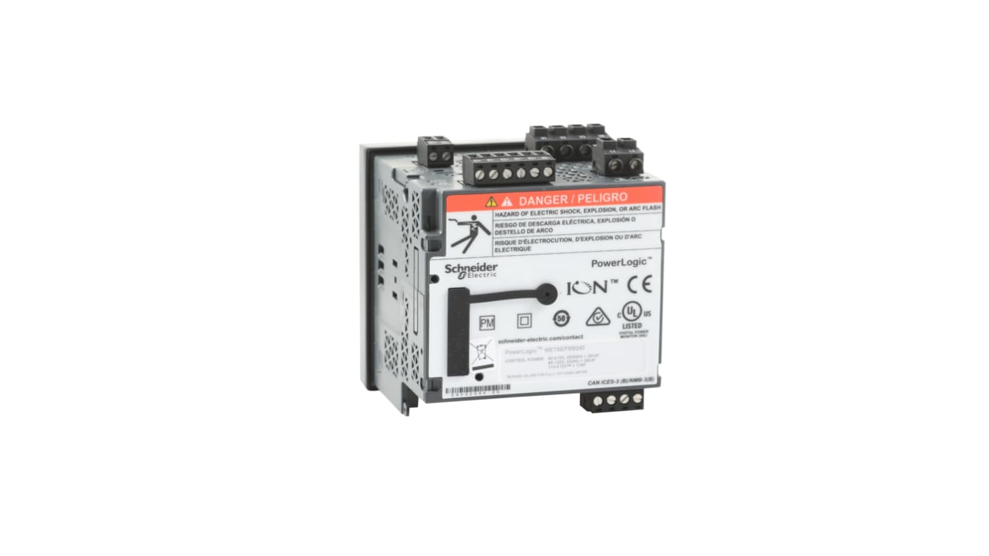 Contatore di energia Schneider Electric METSEPM8240, 1-3 fasi, display LCD TFT, montaggio a pannello, IP54.