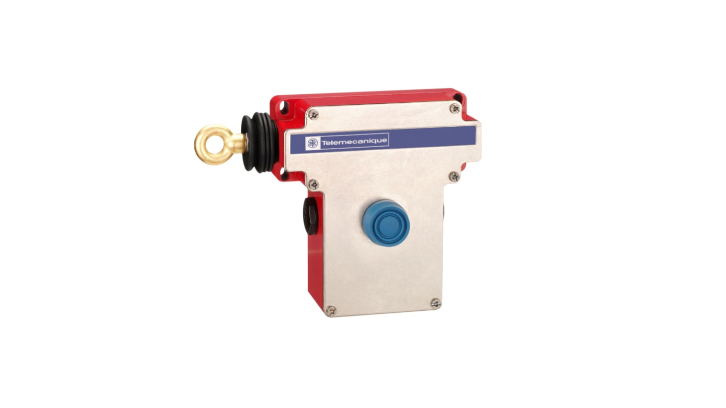 Interruttore a filo Telemecanique Sensors XY2CE2A270, montaggio sinistro, IP66, 70m, -25 a 70 °C. Per ambienti industriali.