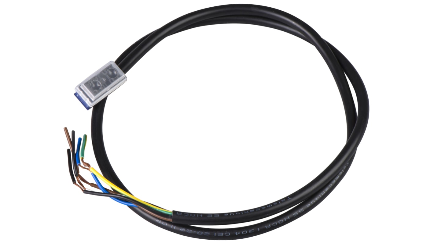 Interruttore di fine corsa Telemecanique Sensors ZCMC21T2, 2 poli, 1 NC + 1 NO, cavo precablato 2 m. Compatibile con interruttori XC Standard.