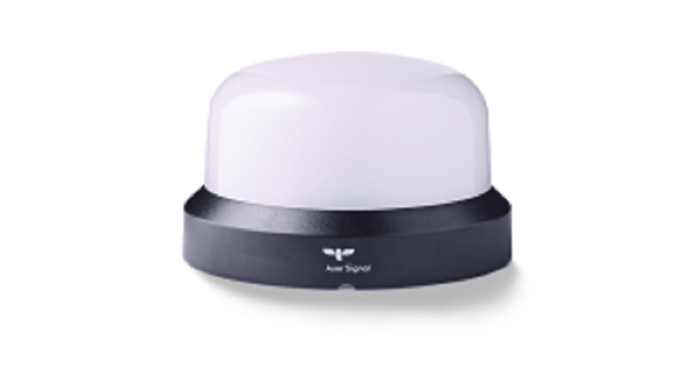 AUER Signal 850570408, segnalatore LED fisso multicolore, 24-48 V, IP66, montaggio orizzontale/verticale, diametro 110 mm.