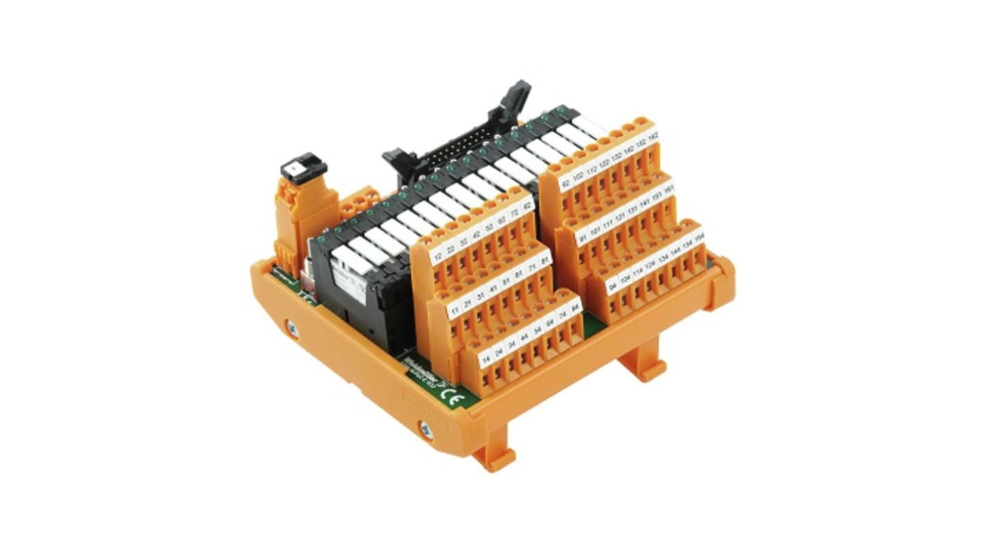 Weidmüller modulo interfaccia relè 1129020000, 24V cc, contatti SPDT, montaggio a telaio, corrente 2.5A, LED di stato.