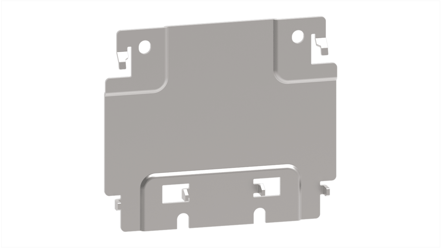 Base di montaggio Schneider Electric LA9G3650, compatibile con LC1G115-225 e LR9G115-225, dimensioni 10 x 95 x 110 mm, grado di protezione IP20.