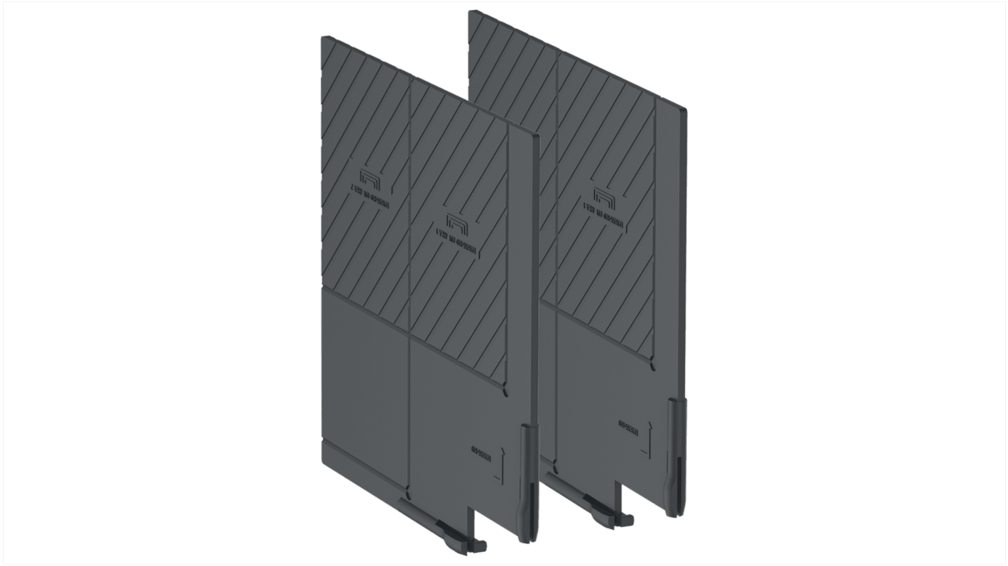 Barriera di fase Schneider Electric LA9G3801 per Giga Contactor, dimensioni 115.5 x 122 mm, tensione di isolamento 1000V.