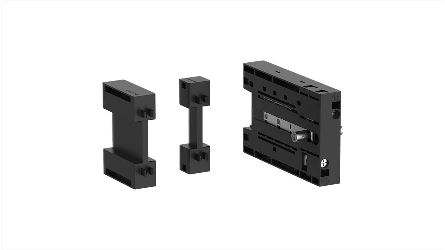 Interblocco meccanico Schneider Electric LA9G970 per Giga Contactor, consente l'installazione di 3 moduli ausiliari, grado di protezione IP20.