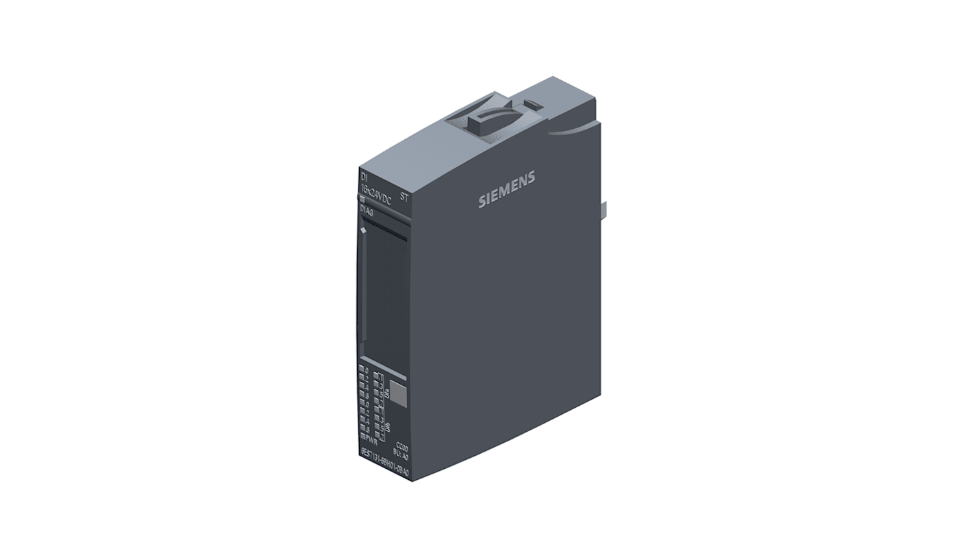 Modulo I/O digitale Siemens 6ES71316BH012BA0, 16 ingressi, dimensioni 15 x 73 x 58 mm, compatibile con SIMATIC.