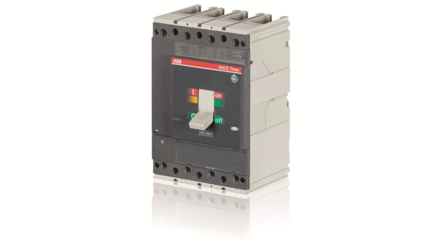 Interruttore automatico MCCB ABB, 4 poli, 320 A, montaggio fisso, dimensioni 140x205x103,5 mm, codice 1SDA054598R1.