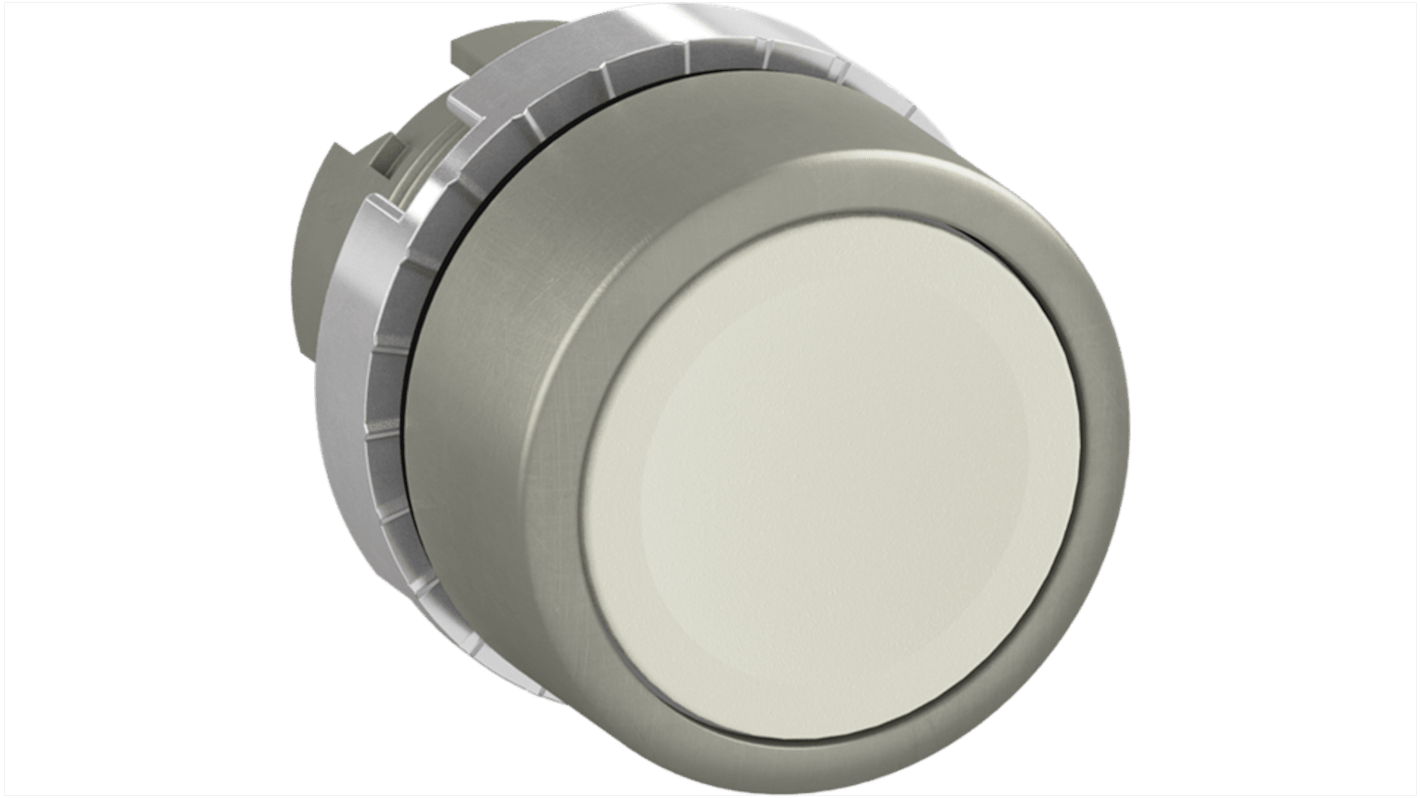 Pulsante instabile a fungo ABB 1SFA1, colore bianco, grado di protezione IP66, attuatore rotondo, codice 1SFA184007R9005.