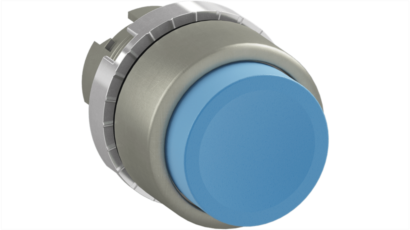 Pulsante instabile ABB 1SFA1, blu, rotondo, attuazione a pulsante, grado di protezione IP66, codice 1SFA184016R9004.