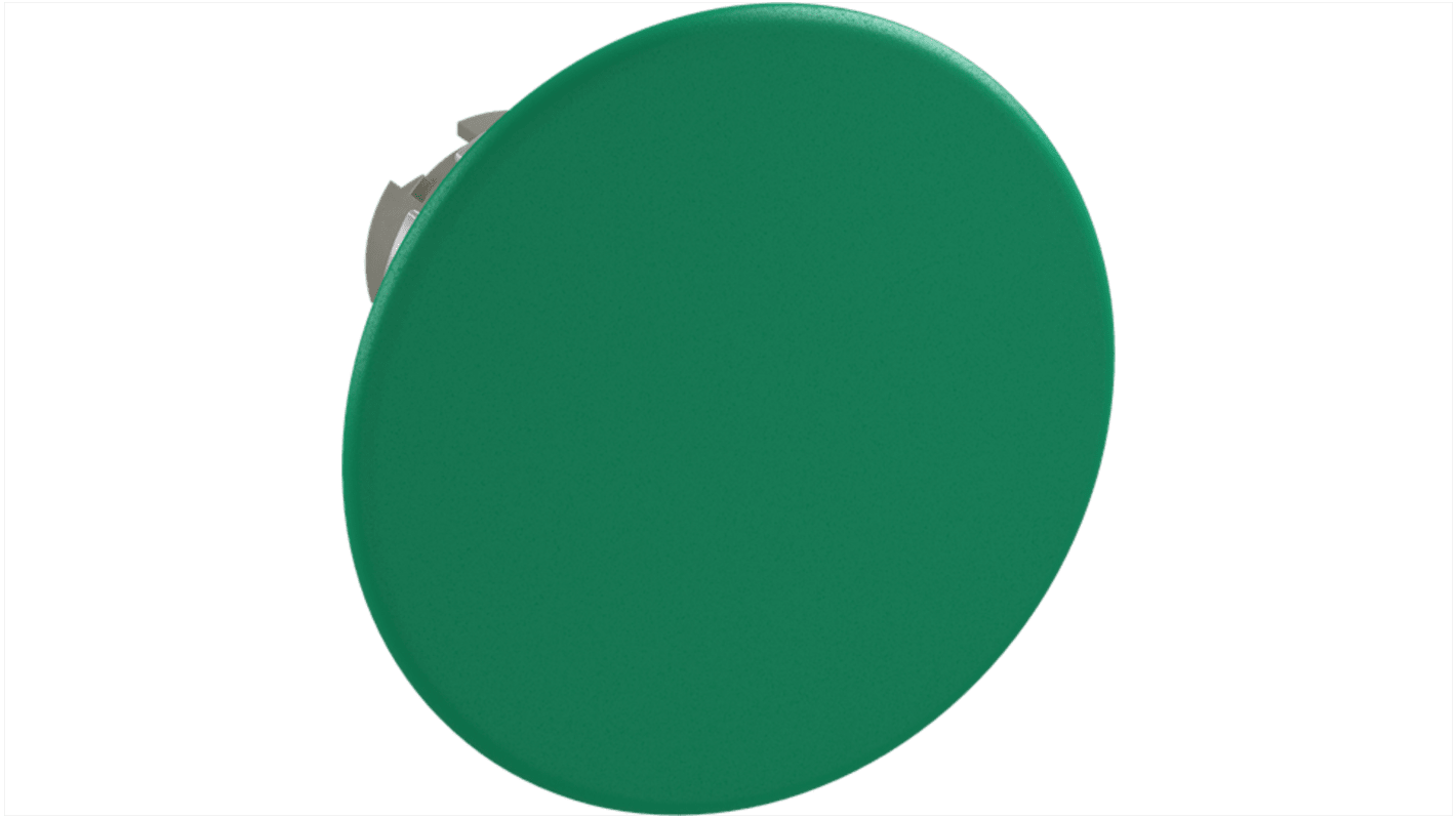 Pulsante a fungo instabile ABB, diametro 60 mm, verde, attuazione momentanea, grado di protezione IP66, serie 1SFA1.