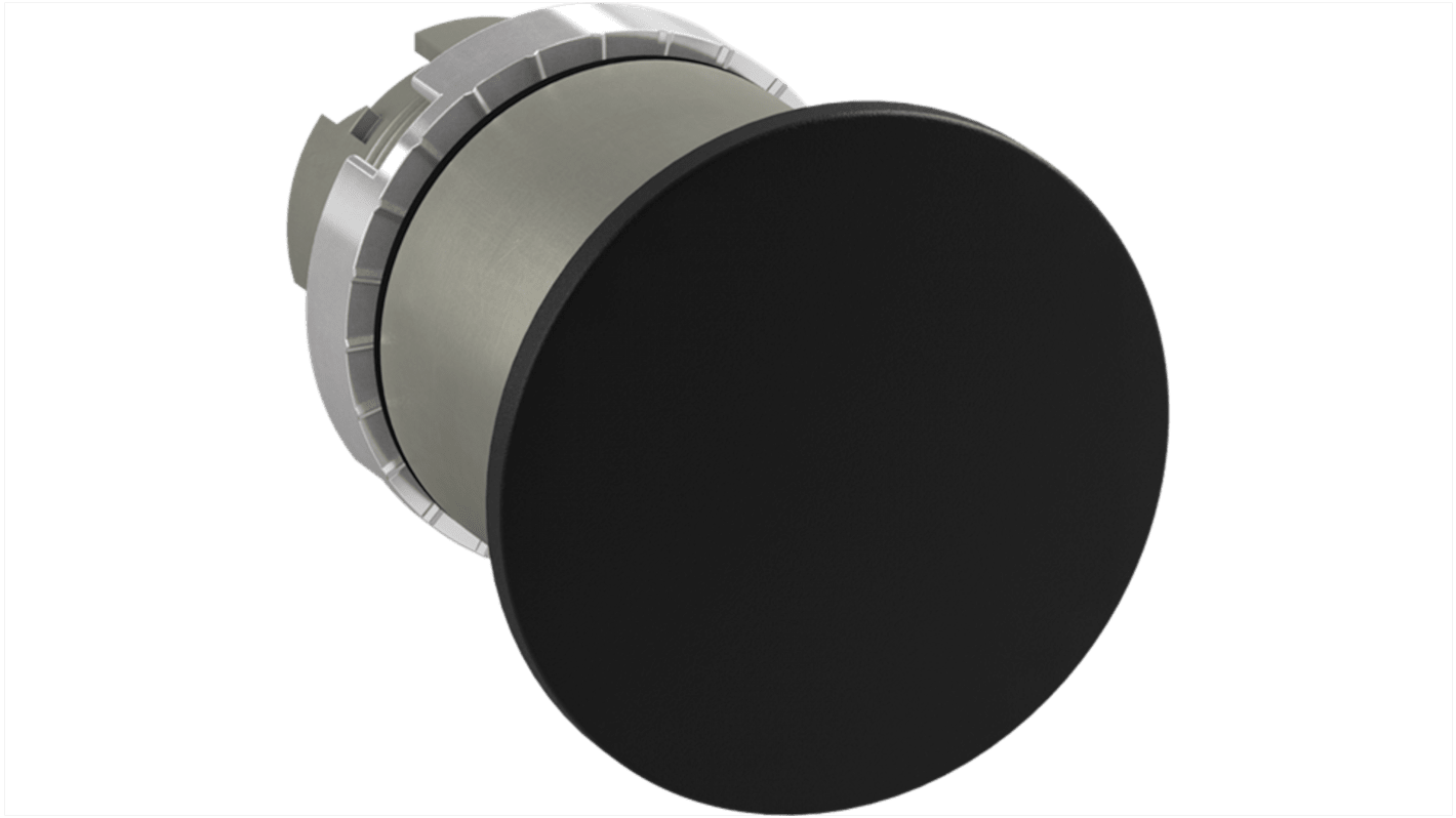 Pulsante a fungo ABB 1SFA184060R9006, diametro 40 mm, colore nero, attuazione a rilascio a trazione, IP66.