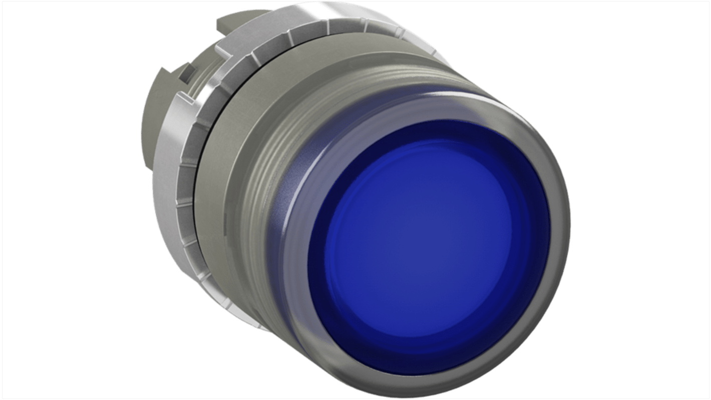 Pulsante instabile a fungo ABB, colore blu, forma rotonda, grado di protezione IP66, serie 1SFA1, codice 1SFA184496R9104.
