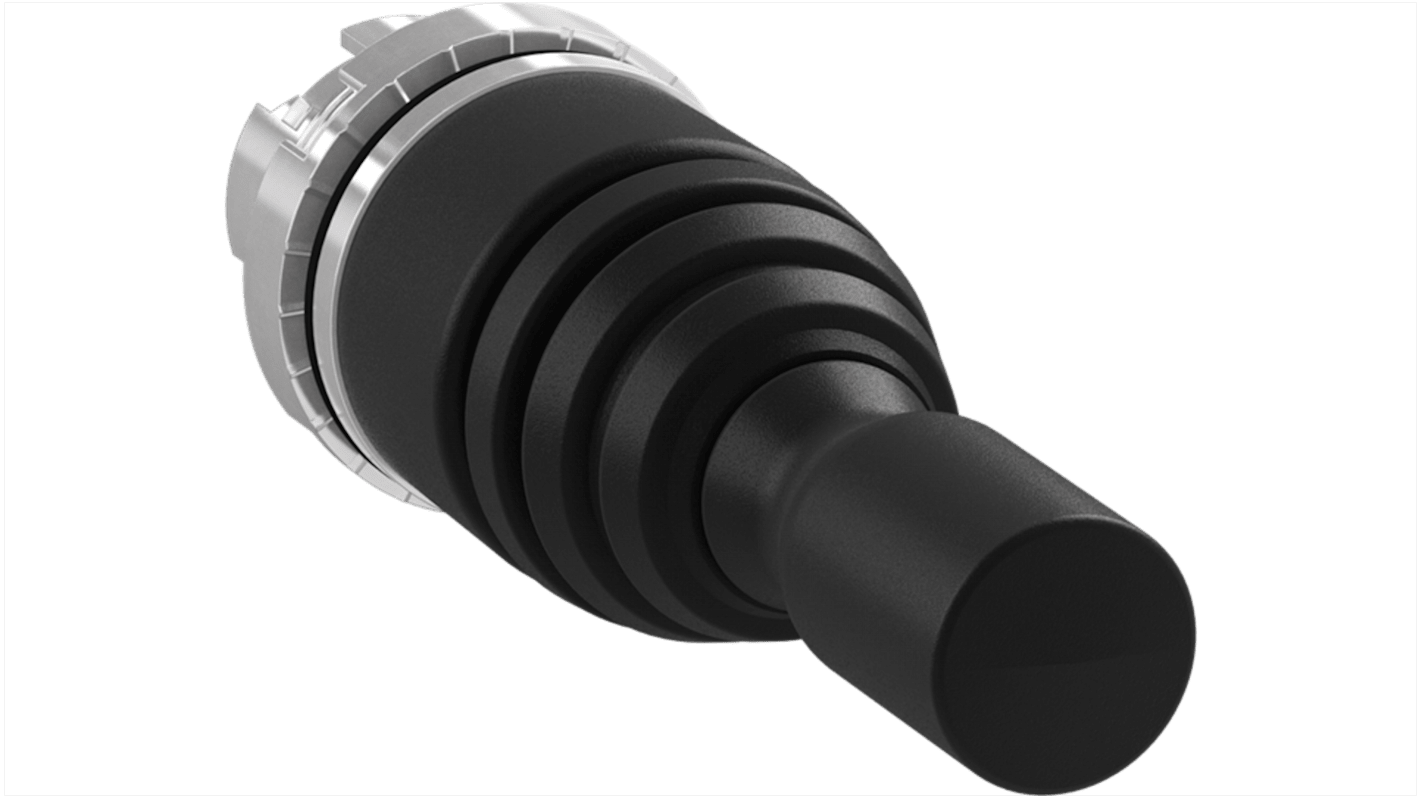 Pulsante a fungo ABB 1SFA, nero, rotondo, mantenuto e instabile, grado di protezione IP66, codice 1SFA184703R9006.