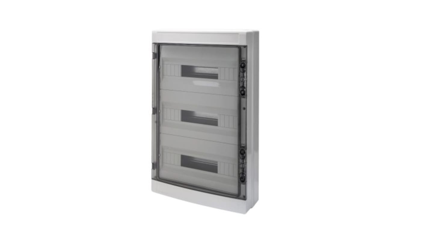 Custodia stagna Gewiss GW40108 per distribuzione elettrica, 16 vie, 125A. Pannello reversibile, cablaggio ordinato e veloce.