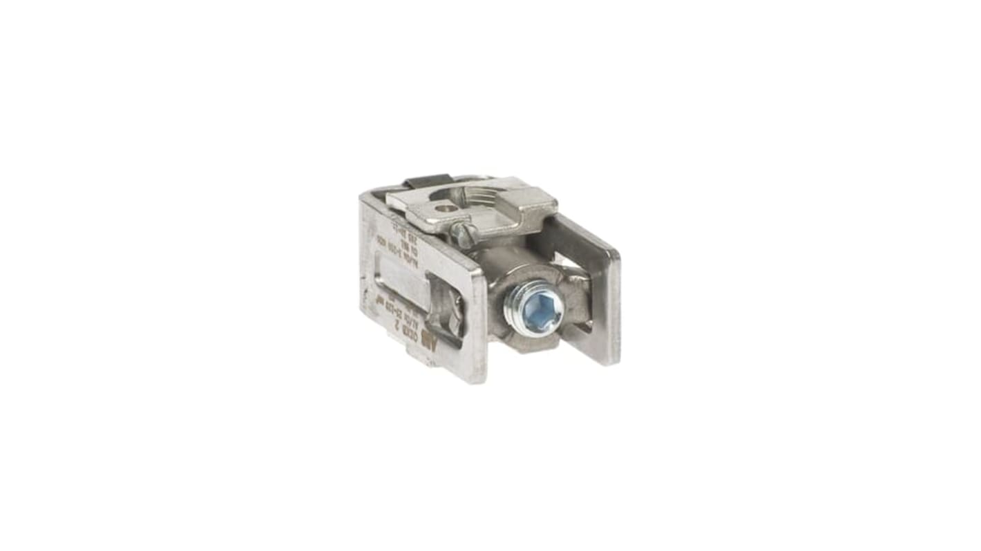 Terminale sezionatore ABB 1SCA022119R7610, compatto e affidabile, dimensioni 100x50x100 mm, per cavi in alluminio e rame.