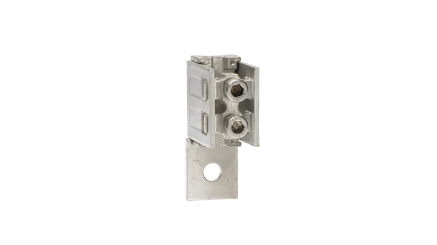 Terminali sezionatori ABB 1SCA022137R2470, compatti e affidabili, profondità 127 mm, compatibili con cavi in alluminio e rame.