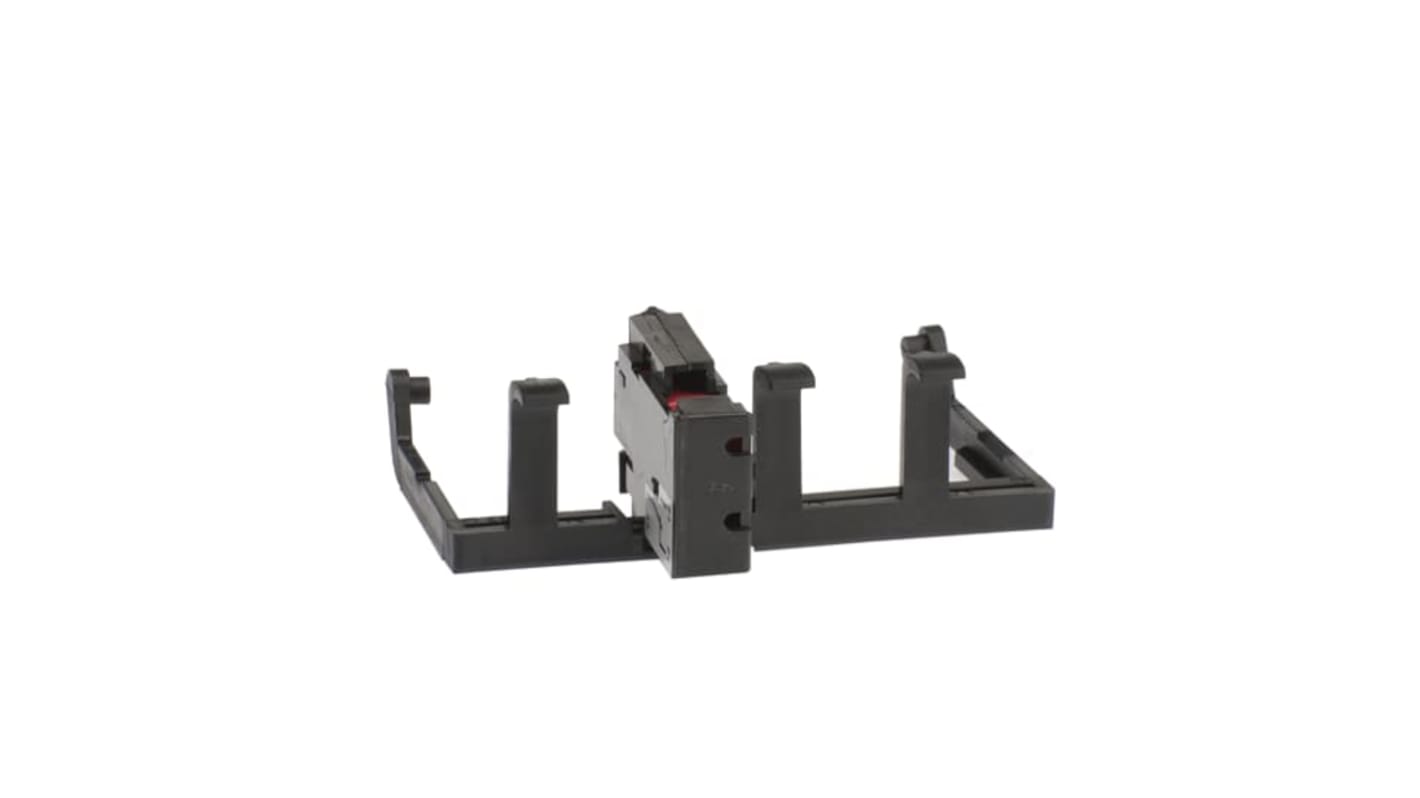 Manopola rotante ABB per interruttori mini OS, codice 1SCA022192R9060, dimensioni 100x250x50 mm, progettata per indicatori di fusibile soffiato.