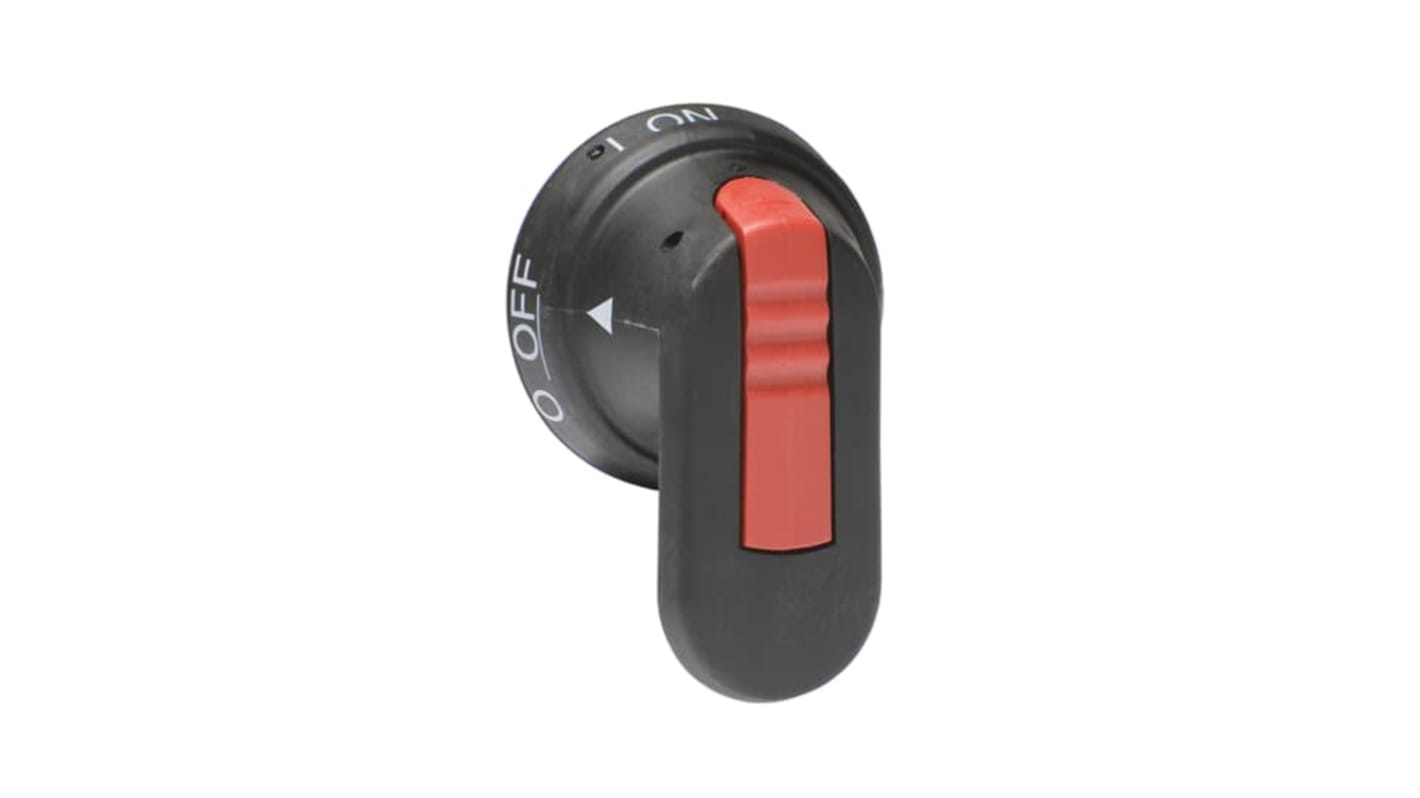 Manopola rotante ABB 1SCA022382R9850 per asse laterale, IP65, 6 mm, progettata per ambienti difficili, dimensioni compatte.